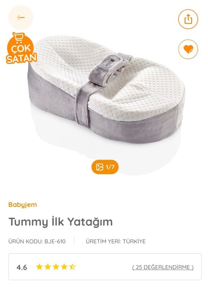 Tummy ilk yatağım - Görsel 3