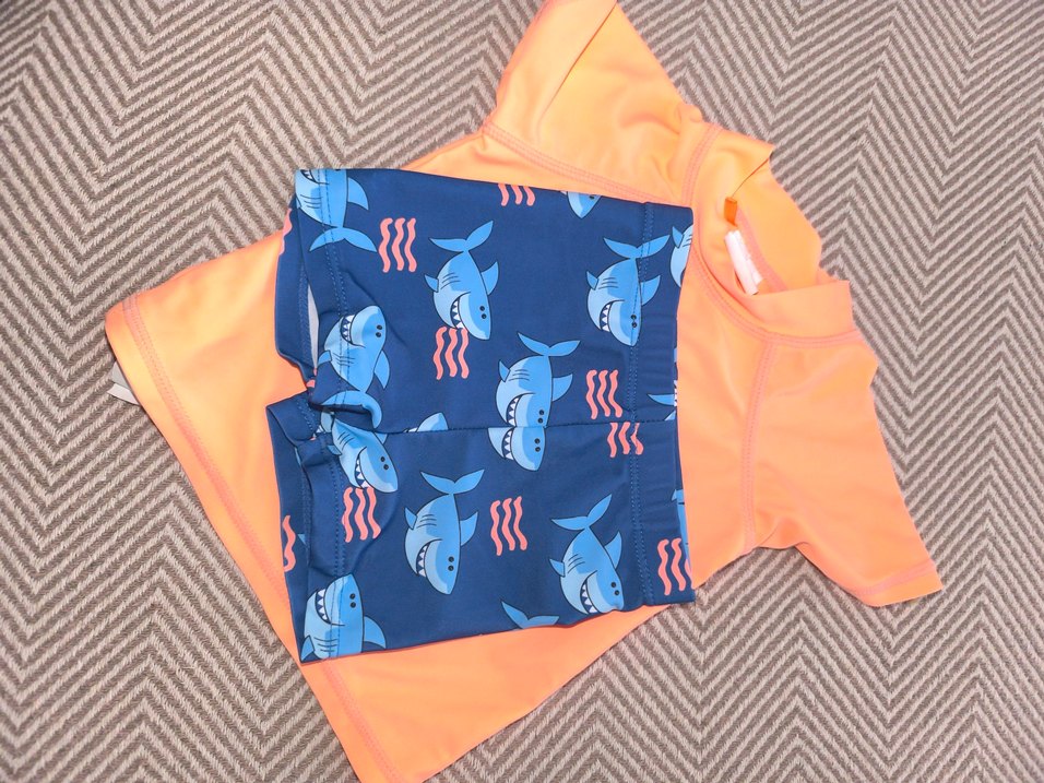 Erkek Çocuk Renkli Kısa Kollu Mayo Seti - Görsel 3