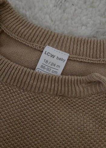 Bej Erkek Çocuk Triko Kazak - Görsel 3