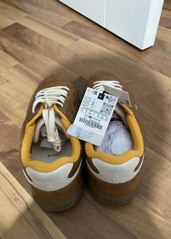 41 Beden Zara Süet Kahverengi Günlük Ayakkabı Sneaker