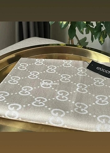 Gucci Kaşmir İpek Bordo şal