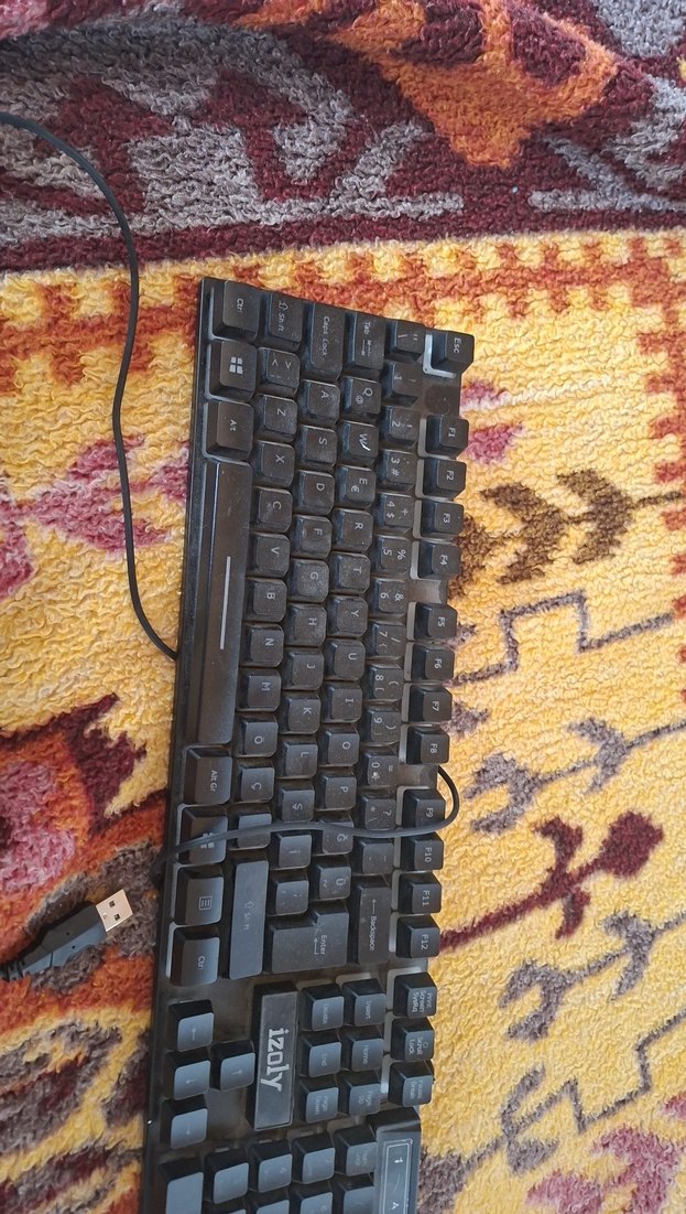 Siyah Kablolu Izoly Klavye - Görsel 3