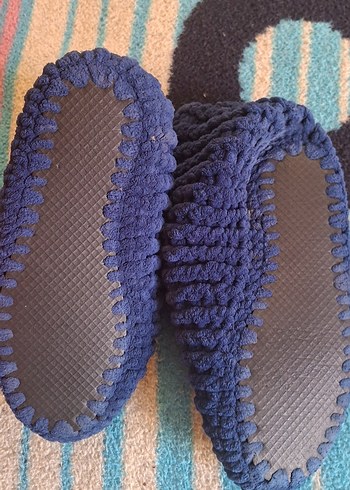 kadın için Mavi panduf - Görsel 5