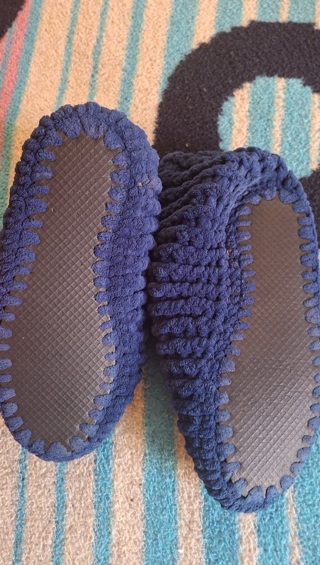 kadın için Mavi panduf - Görsel 5