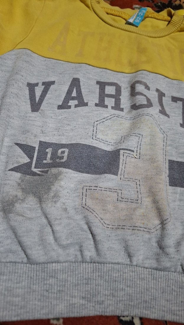 Erkek Çocuk Gri Uzun Kollu Sweatshirt - Görsel 2