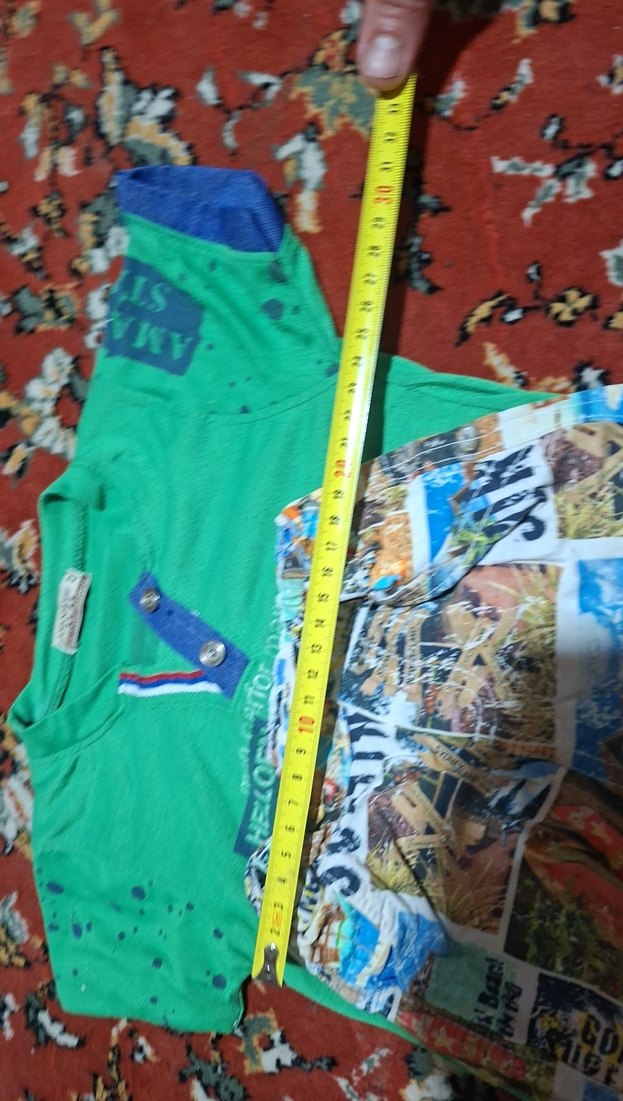 Yeşil Erkek Çocuk Baskılı Kısa Kollu Tişörtne tişert - Görsel 4