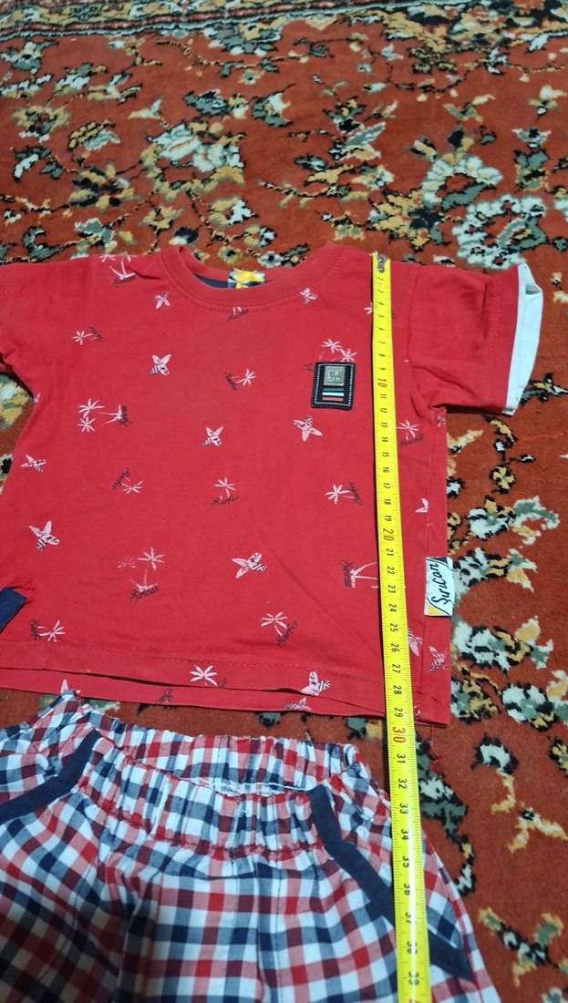 Renkli Desenli Bebek Erkek Takım - Görsel 4