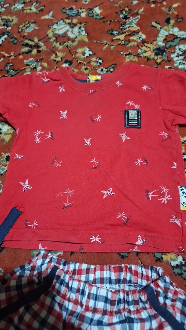 Renkli Desenli Bebek Erkek Takım - Görsel 2