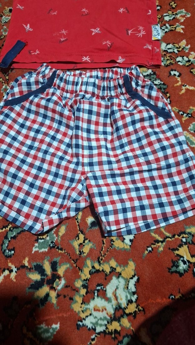 Renkli Desenli Bebek Erkek Takım - Görsel 3