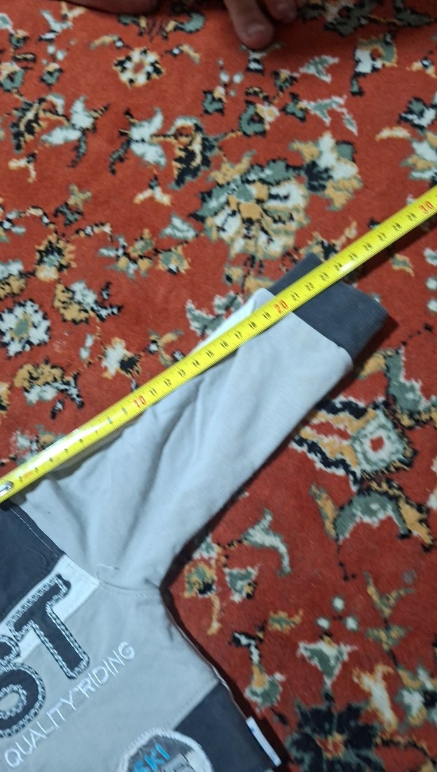 Erkek Çocuk Gri Fermuarlı Sweatshirt - Görsel 3