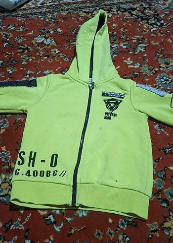 Erkek Kapüşonlu Fermuarlı Kahverengi Sweatshirt - Görsel 6