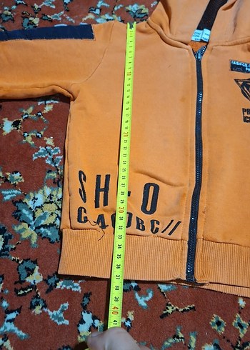 Erkek Kapüşonlu Fermuarlı Kahverengi Sweatshirt - Görsel 3