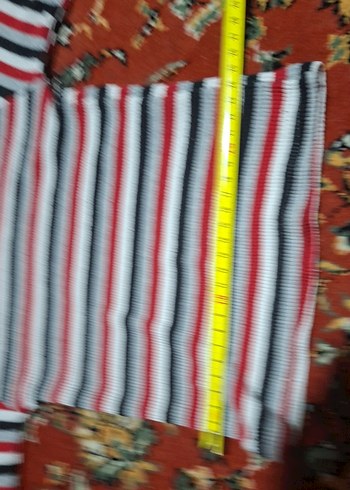 Çok Renkli Çizgili  Balıkçı Yaka Kazak - Görsel 5