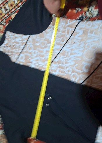 Uzun Kollu Baskılı Siyah Kadın Tunik - Görsel 5