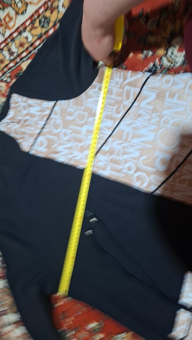 Uzun Kollu Baskılı Siyah Kadın Tunik - Görsel 5