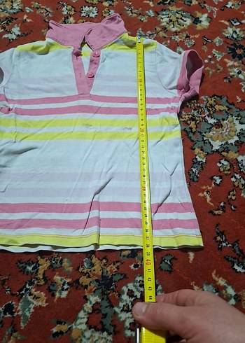 Kız Çocuk Pembe Renkli Kısa Kollu Tişört - Görsel 3