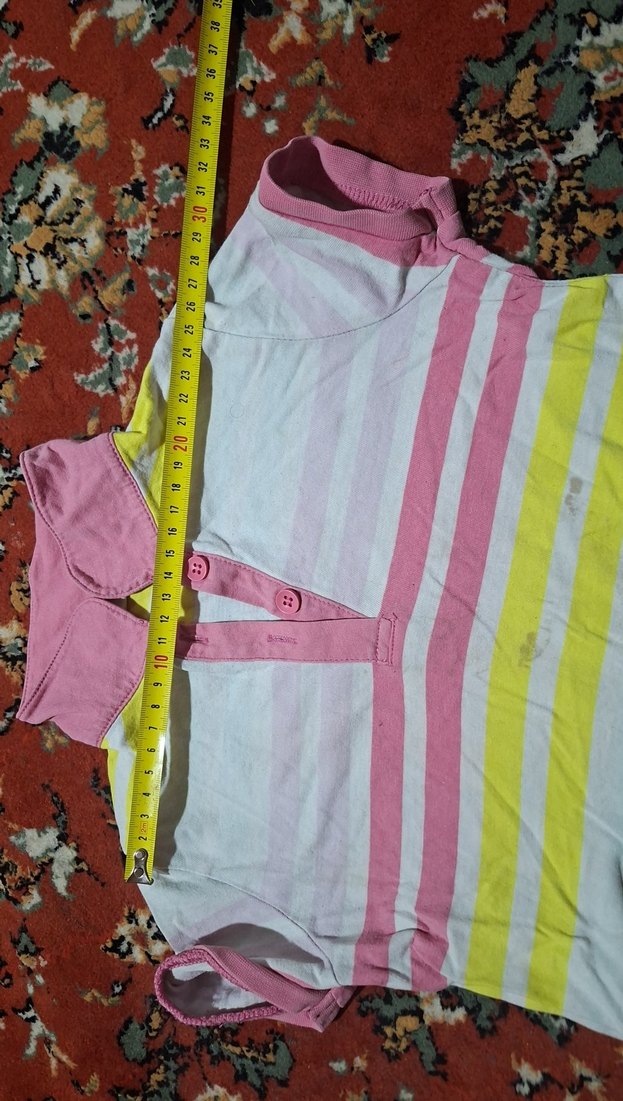 Kız Çocuk Pembe Renkli Kısa Kollu Tişört - Görsel 4