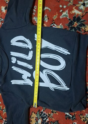 Gri Baskılı Erkek Sweatshirt - Görsel 4