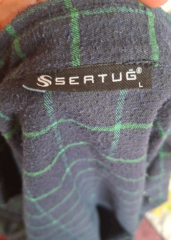 Düğmeli Gri Midi kışlık Kadın Gömlek - Görsel 10