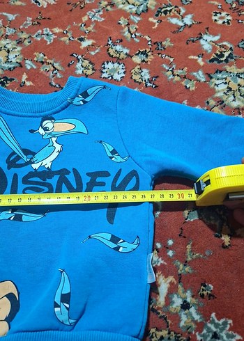 Mavi Disney Baskılı Erkek Sweatshirt - Görsel 4