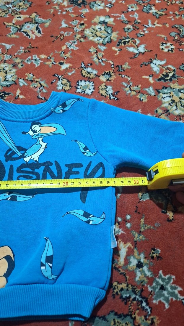 Mavi Disney Baskılı Erkek Sweatshirt - Görsel 4