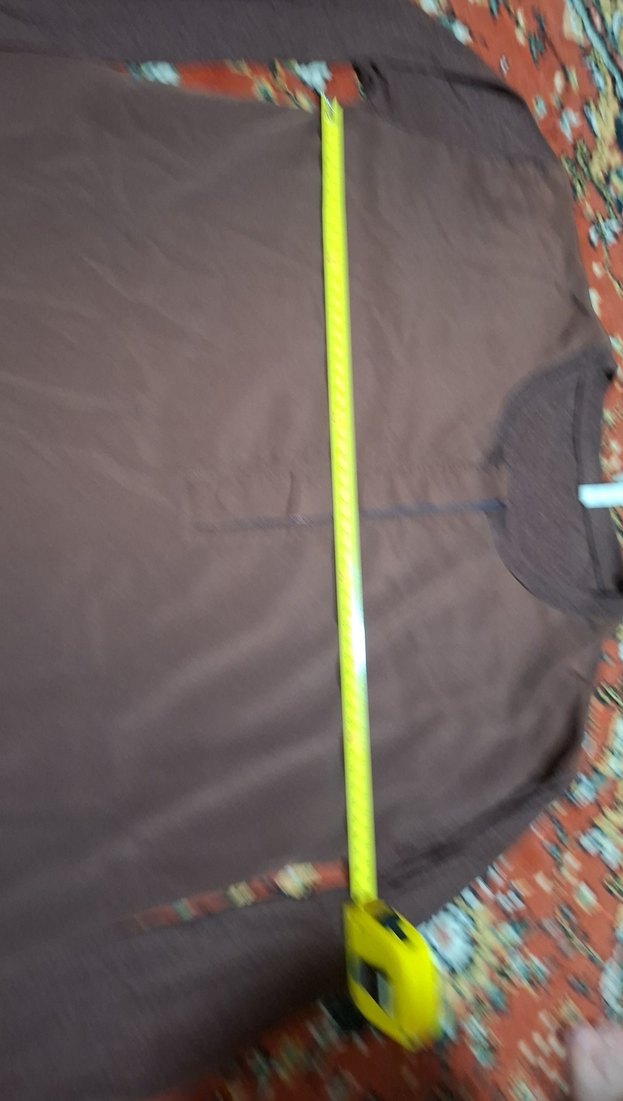 Drapeli Uzun Kollu Kahverengi Hamile Tunik - Görsel 4