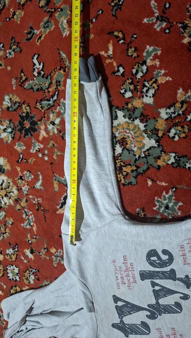 Gri Baskılı Erkek Çocuk Sweatshirt - Görsel 3