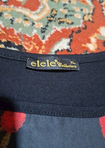 Çiçek Desenli Uzun Kollu Bohem Tunik - Görsel 3