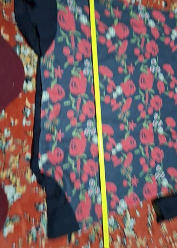 Çiçek Desenli Uzun Kollu Bohem Tunik - Görsel 5