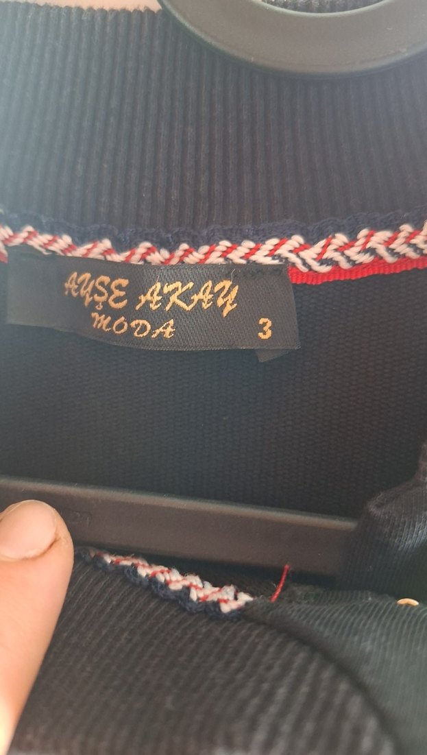 Düğmeli Siyah Hamile Hırka - Görsel 4