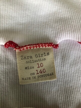 10 Yaş Beden Zara badi