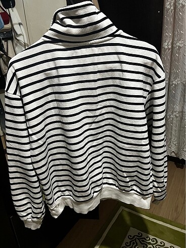 Defacto çizgili sweatshirt