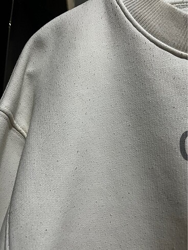 s Beden beyaz crop sweatshirt