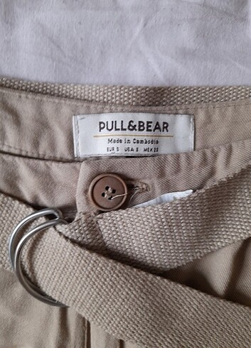 Pull and Bear Pull and bear bej şort 