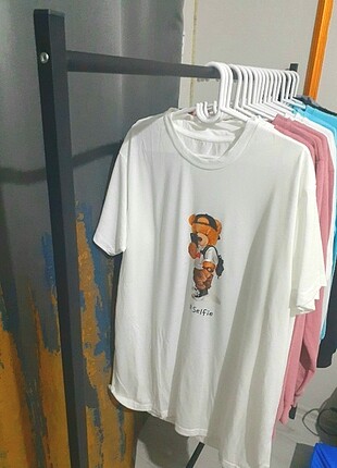 1. kalite kumaş Oversize Basic T-shirt