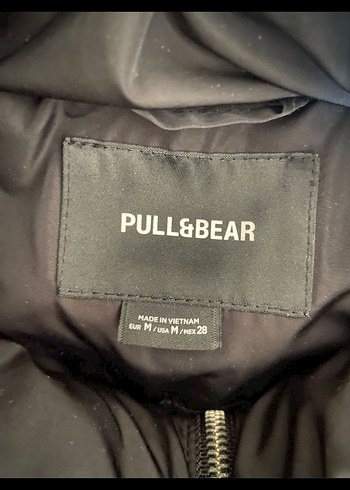 m Beden Pull&bear Siyah Mont