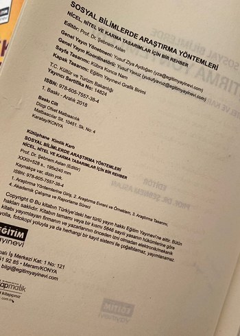  Beden Sosyal Bilimlerde Araştırma Yöntemleri Kitabı
