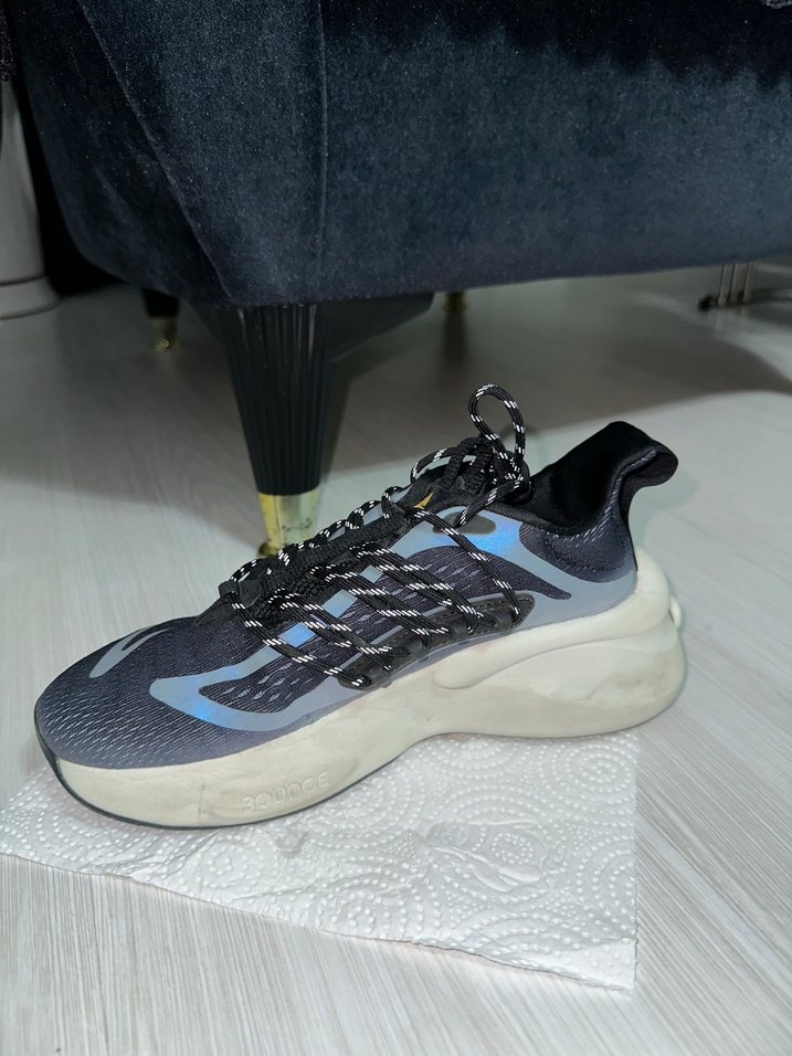 Bağcıklı Siyah Erkek Spor Ayakkabı - Görsel 2