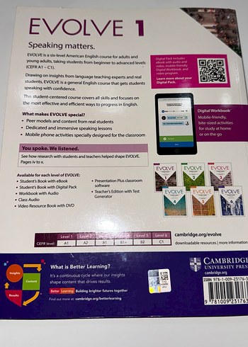 Cambridge Evolve Student's Book 1 - Görsel 3