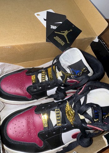 Nike Air Jordan 1 Mid SE Black Dark Betroot - Görsel 5