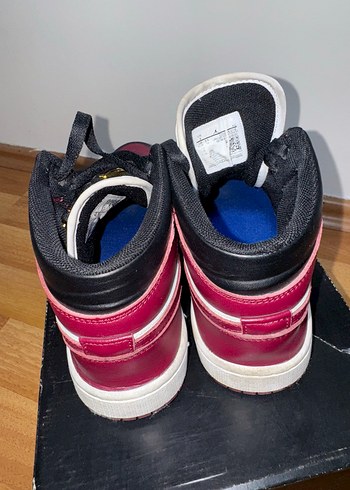 Nike Air Jordan 1 Mid SE Black Dark Betroot - Görsel 3