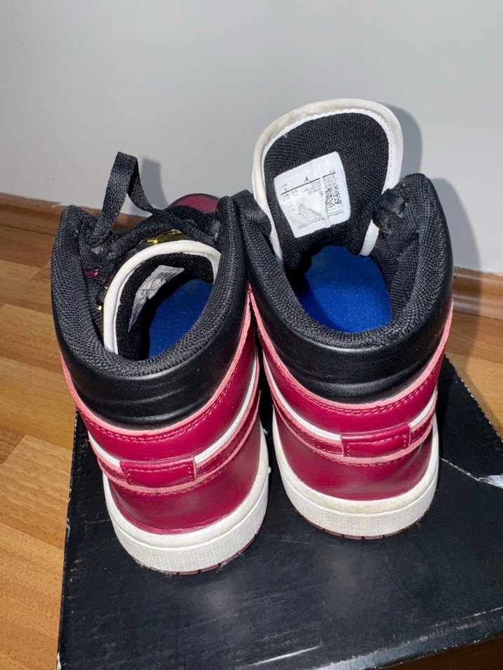 Nike Air Jordan 1 Mid SE Black Dark Betroot - Görsel 3