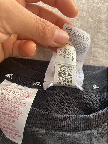 1 Yaş Beden siyah Renk Adidas eşofman takımı