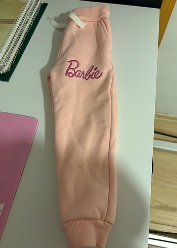 Pembe Barbie Baskılı Kız Eşofman Altı - Görsel 4