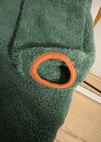 Fermuarlı Yeşil çocuk Polar sweat - Görsel 4