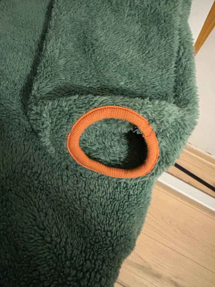 Fermuarlı Yeşil çocuk Polar sweat - Görsel 4