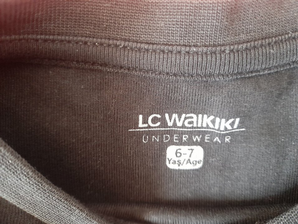 Siyah Çocuk Uzun Kollu Atlet - Görsel 3