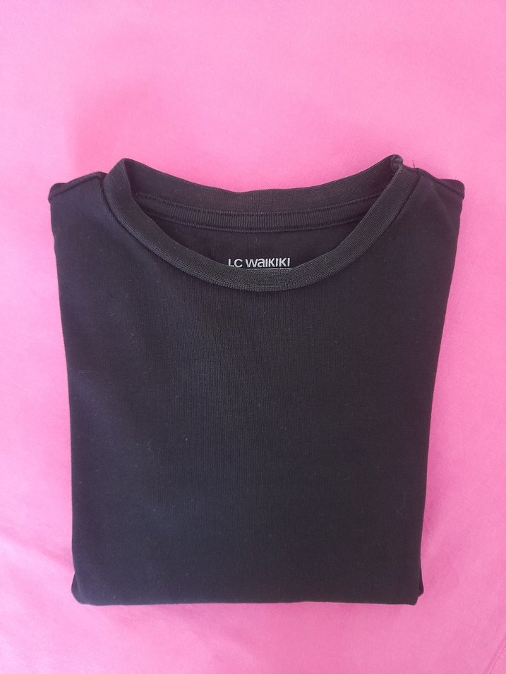 Siyah Çocuk Uzun Kollu Atlet - Görsel 2