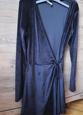 Pull and Bear Pull&bear kadife elbise 
