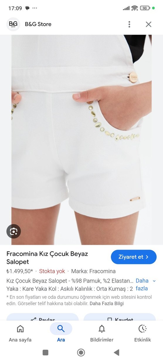 Fracomina çocuk salopet - Görsel 3